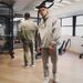 Men's clothing suit men stand collar long sleeve shirt trousers loose casual fitness two pieces_viptrois.com