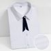 Men's Clothing Women's Premium Cotton Business Shirt – Wrinkle-Free & Breathable Long Sleeve (5 Classic Colors & Patterns, Office & Interview Ready)_viptrois.com