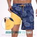 Summer New Style Men's Short Pants, Fashionable Beach Pants For Vacation, Men's Large Size, Four-cornered, Made Of Milk Silk With Lining Inside_viptrois.com