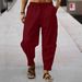 Men's Clothing Hip Hop Breathable Cotton And Linen Striped Loose Casual Men's Hip-Hop Breathable Linen Striped Loose Fit Casual Pants For Summer_viptrois.com