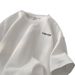 Men's Clothing Waffle Short Sleeved T Shirt Men's Summer Trendy Round Neck Half Sleeved Top Loose Casual Five Point Sleeve T Shirt_viptrois.com