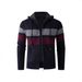 2025 New Men's Jacket Hooded Thickened Knitted Sweater Fashion Casual Men's Sweater Cardigan_viptrois.com