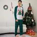 Christmas Santa letter Christmas tree Christmas family suit printed homewear sleep_viptrois.com