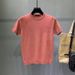 Men's Clothing Ice Silk Short Sleeved T Shirt Casual Simple Slim Style Men's Tops Trendy Knitted Sweater_viptrois.com