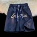 2025 Summer Loose And Casual Five-inch Shorts For Men, Hong Kong Style, Ins Fashion Brand, Straight-cut Basketball Sports Pants_viptrois.com