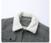 Men's Corduroy Bomber Jacket With Fleece Lining – Oversized Streetwear Winter Coat (Gray/Black/Khaki, Sizes M-8XL) | Heavyweight Urban Essential_viptrois.com