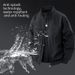 Unisex Vintage Flight Jacket – Classic Baseball Bomber With Corduroy & Rabbit Fur Trim, Oversized Fit (M-5XL, Black/Khaki/Army Green)_viptrois.com