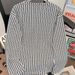 Men's Long Sleeve V-Neck Stripe T-Shirt - Loose Fit Casual Tee For Teens & Young Adults, Retro American Style_viptrois.com