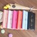 Women's Wallet Card Cases Buckle Cute Female Student Wallet Bow Long Rivet Wallet_viptrois.com