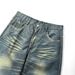 Slim Versatile Casual Denim Trousers Niche Design Trend Youth Popular Retro_viptrois.com