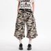 "Men's Camo Cargo Jeans – Streetwear Utility Pants (7/10 Length, Loose Fit, Vintage Wash, Military-Inspired, Urban Fashion)"_viptrois.com