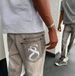 Vintage Patchwork Denim Jeans For Men – Distressed Washed Straight-Leg Hip-Hop Pants With Raw Hem & Streetwear Style_viptrois.com