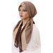 Elastic Turban Hat – Fashionable All-Match Pullover (Wave Pattern Design, Comfortable Baotou Style)_viptrois.com