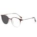 9531 Photosensitive Color Reading Women's Online Red Same Retro Cold Brown Frame Anti-blue Light Smart Tea Changing_viptrois.com