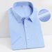 Men's Clothing Premium Ammonia-Free Iron Cotton Dress Shirt – Wrinkle-Resistant Business Casual Short Sleeve (80s Combed Cotton & Breathable)_viptrois.com