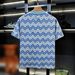 Men's Clothing Summer High End Cool And Stylish Color Block Four Leaf Clover Pure Cotton Short Sleeved T-Shirt Fashionable Round Neck Versatile Top_viptrois.com