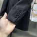 British Huang Xiaoming Same Style Metal Buckle Detachable Belt Blazer Casual Black Suit_viptrois.com