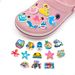 20 Sets Of Summer Style Shoes Flower Shoe Buckle PVC Accessories Sandals Decorative Buckle I-button Shoe Accessories_viptrois.com