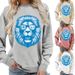 Lion Head Print Pullover Sweatshirt – Women’s Casual & Stylish Streetwear | Loose Fit_viptrois.com