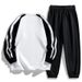 Men's Clothes Men's Hoodie This Autumn Round Neck Loose No Hat On The Spring And Autumn Casual Sportswear Suit_viptrois.com