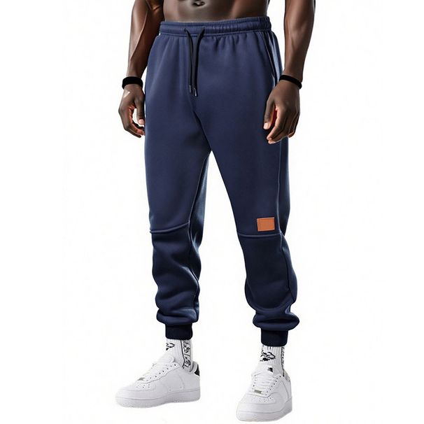 Men's Slim-Fit Fleece Jogger Pants - Winter Thermal Tapered Sweatpants With Drawstring For Gym & Casual (4 Colors, XS-XXL)_viptrois.com