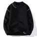 Men's Clothing Autumn And Winter Men's Semi-Turtleneck Knit Sweater - Long Sleeve Casual Pullover With Ribbed Hem (White, Charcoal, Black, Red, Khaki)_viptrois.com