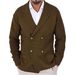 Men's Clothing Men's New Knitted Sweater Cardigan Long Sleeve Lapel Pocket Sweater Men's Casual Winter Sweater_viptrois.com