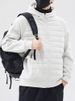 "Trendy Unisex Lightweight Hooded Jacket With Color Block Design - Slim Fit Zippered Casual Outerwear For Winter"_viptrois.com