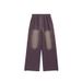 Unisex Gradient Drape Sweatpants – Oversized Wide-Leg Joggers In Rosy Red, Burgundy & Dark Gray (M-XL) – Streetwear Lounge Pants For Couples_viptrois.com