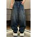 Men's Clothing High End Men's Rhinestone Studded Straight Leg Jeans Spring Collection Street Style Loose Wide Leg Pants Fashion_viptrois.com