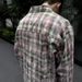 American High Street Men's Versatile Plaid Vintage Gradient Cleanfit Style Design Long Sleeve Shirt_viptrois.com