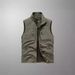 Men's Lightweight Vest – Stand Collar Sleeveless Jacket For Spring & Fall (Khaki, Black, Grey, Navy, Army Green)_viptrois.com