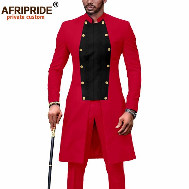 Men's clothing African men's casual two piece set_viptrois.com