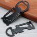 Multifunctional Outdoor Portable Multi-Shaped Keychain Bottle Opener Camping Stainless Steel Creative Tool Card_viptrois.com