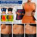 Ladies' Fitness Yoga Waist Belt with Three Rows Zipper Waist Strap Explosive Sweat Plastic Waist and Sports Waist Strap_viptrois.com