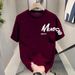 Men's Clothing Men's Style Heavyweight Cotton T-Shirt 230g Short Sleeve Round Neck Printed Top Summer Trendy Loose Fit For Ins Brand_viptrois.com