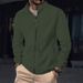 Men's Clothing Zip-Up Jacket - Lightweight Corduroy Polyester Windproof Jacket, Slim Fit Casual Coat For Spring & Fall (Navy, Black, Grey, Green)_viptrois.com