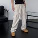 Men's American Retro Distressed Cargo Jeans Loose Straight Leg Wide Leg High Street Trendy Hip Hop Style New Autumn Collection_viptrois.com