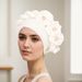 New Three Layer Hat With Flower Braids Sticky Small Flower Baotou Hat Ten Colors In Stock_viptrois.com