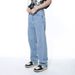 Men's Clothing Spring New Products Hong Kong Style Simple Classic Basic Washed Light Color Jeans Trend_viptrois.com