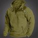 Pure 2023 Autumn Winter New Men's Hooded Youth Sports Casual Loose Solid Color Sweatshirt Jacket_viptrois.com