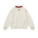 Street Style Letter Print Crew Neck Sweatshirt Loose Fit Men's Spring Autumn Vibe Trendy Brand American Color Block_viptrois.com