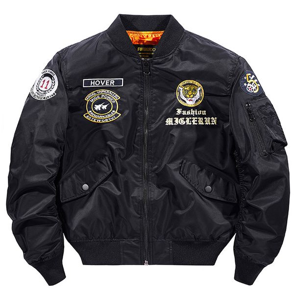 Men's clothing baseball uniform flight suit Outerwear bomber jacket_viptrois.com