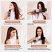 6 In 1 Hair Dryer Hot Comb Set Professional Curling Iron Styling Tool Curler And Straighten Heating Brush_viptrois.com