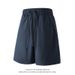 Men's Clothing Summer Men's Solid Color Five-Point Pants Loose Fit Thin Straight Leg Casual Outdoor Beach Fashionable Plus Size_viptrois.com