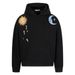 Sun Moon Print Hooded Sweatshi Men's Pullover Vibe American Style Trendy Design Sense Personality Loose Fit Spos_viptrois.com