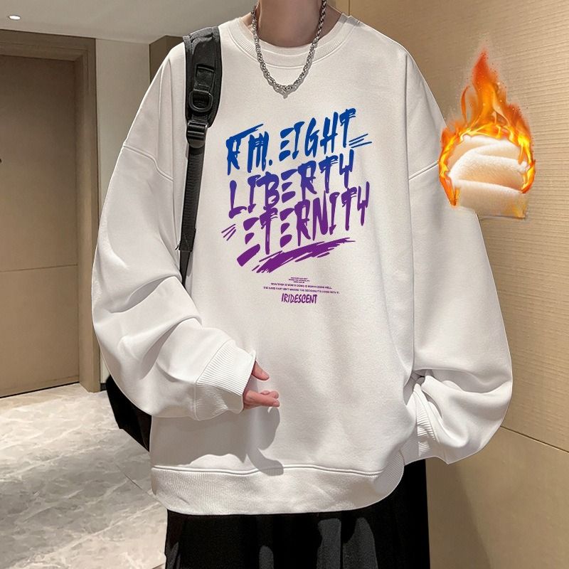 New Winter Couple High-end Fleece Thickened Sweater Trendy Spring And Autumn Men's Versatile Korean Version Top_viptrois.com