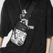 Men's Chest Bags Waist Bags Graffiti Mini Crossbody Bag Outdoor Sports Mobile Phone Chest Bag For Men And Women Couples Bag Contrast Color Mini Bag._viptrois.com