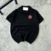 Men's Clothing Summer New Fashion Youth Slim Knitted Short Sleeved Casual Men's Contrasting Clothes Vertical Striped Round Neck T Shirt_viptrois.com