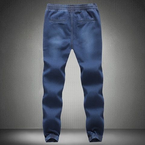 Men's Clothing Men's Jeans Nine Point Tapered Loose Fitting Men's Pants_viptrois.com
